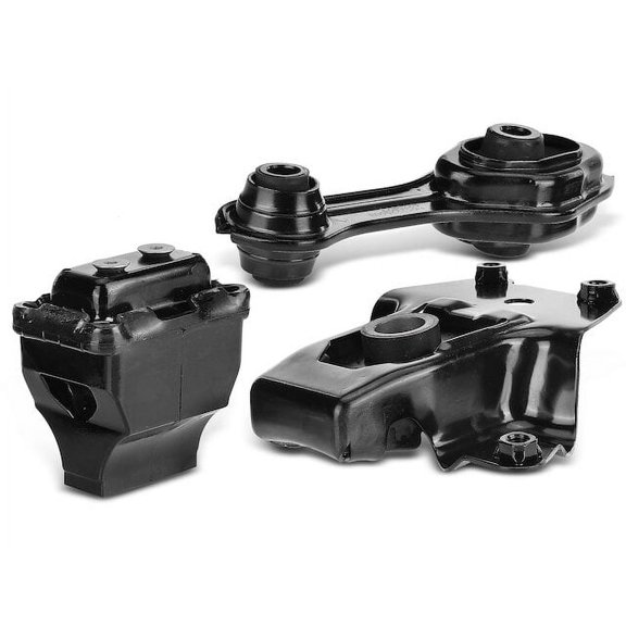 Front Engine Mount and Transmission Mount Kit 3 - Compatible with 1995 - 2002 Chevrolet Cavalier - Autopart Premium