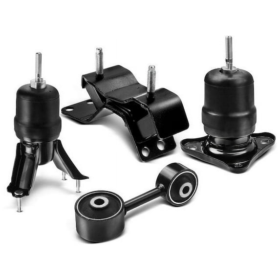 Front Engine Mount and Transmission Mount Kit 4 - Compatible with 1992 - 1996 Toyota Camry 2.2L 4-Cylinder - Autopart Premium