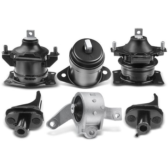 Front Engine Mount and Transmission Mount Kit 6 - Compatible with 2007 - 2008 Acura TL