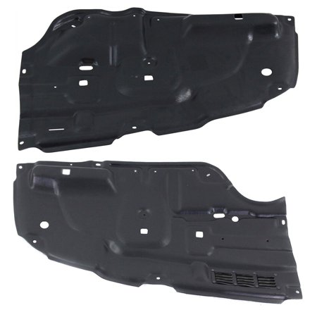 Front Engine Splash Shield Set For 2011-2012 Toyota Avalon 3.5L Under Cover