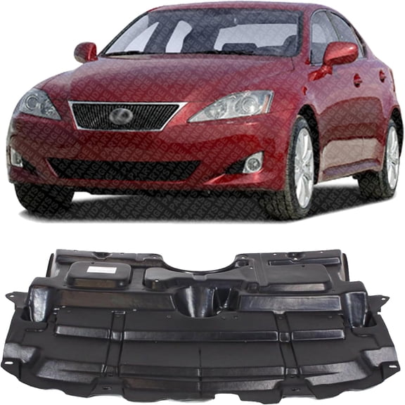 Front Engine Splash Shield Under Cover Direct Replacement Compatible with 2006-2008 Lexus IS250 LX1228111 5144153070