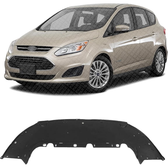 Front Engine Splash Shield Under Cover Direct Replacement Compatible with 2013-2018 Ford C-Max FO1228131 DM5Z17757A