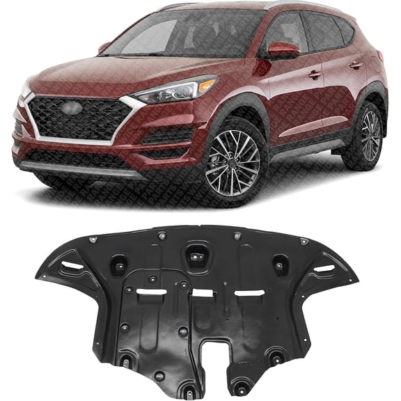 Front Engine Splash Shield Under Cover | Direct Replacement for 20162021 Hyundai Tucson | Front Lower Engine Guard Panel HY1228190 29110D3600-PFM