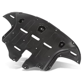 Front Engine Splash Shield Under Cover Fit for Hyundai Tucson 2016-2021, 29110D3600-PFM, HY1228190 Black Plastic Engine Splash Guard