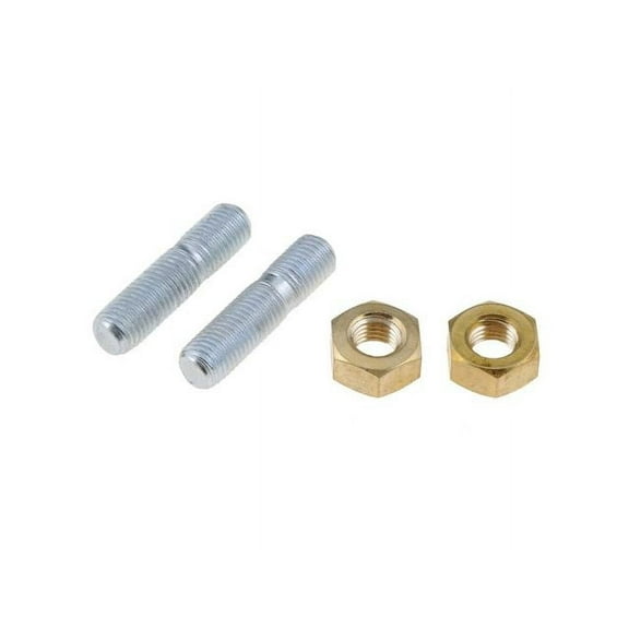 Front Exhaust Flange Stud and Nut - Compatible with 1969 - 1974, 1976 - 2007 Toyota Land Cruiser 1970 1971 1972 1973 1977 1978 1979 1980 1981 1982 1983 1984 1985 1986 1987 1988 1989