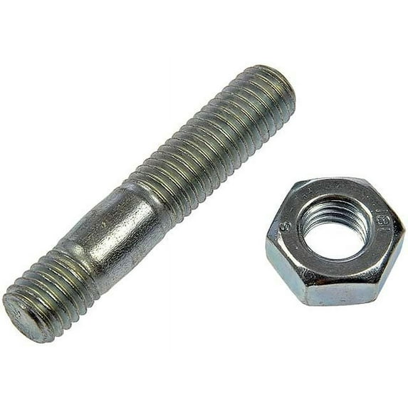 Front Exhaust Flange Stud and Nut - Compatible with 1987 - 2000, 2005 - 2008, 2014 Nissan Pathfinder 1988 1989 1990 1991 1992 1993 1994 1995 1996 1997 1998 1999 2006 2007