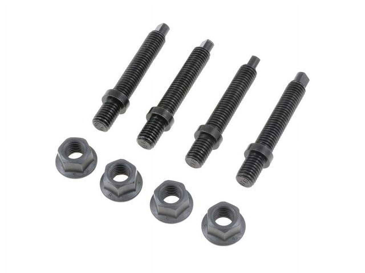 Front Exhaust Flange Stud and Nut Compatible with 1997 2002 Ford