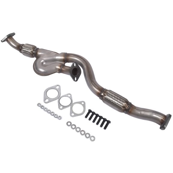 Front Exhaust Flex Y Pipe Replacement Part Compatible with Hyundai 2.7L Models 2005-2008