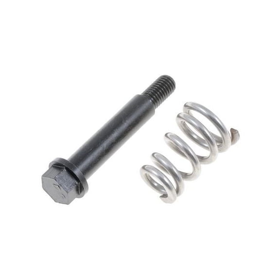 Front Exhaust Manifold Bolt and Spring - Compatible with 1984 - 1988 Pontiac Fiero 2.5L 4-Cylinder - Dorman