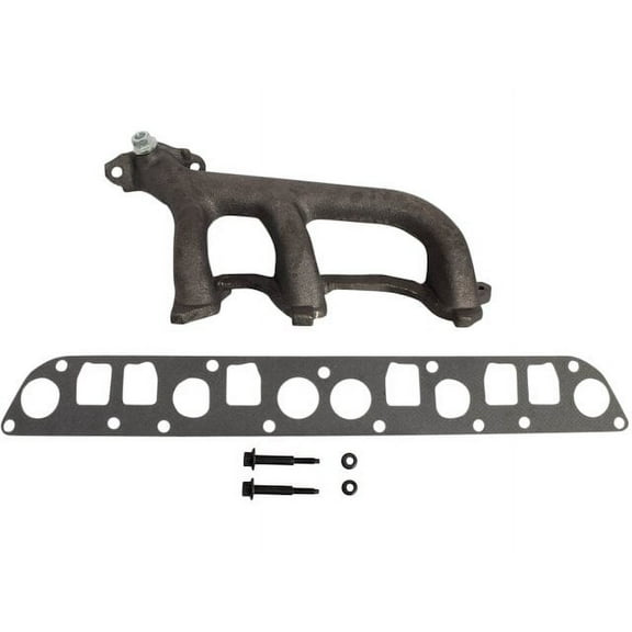 Front Exhaust Manifold - Compatible with 2000 - 2006 Jeep Wrangler 4.0L 6-Cylinder 2001 2002 2003 2004 2005