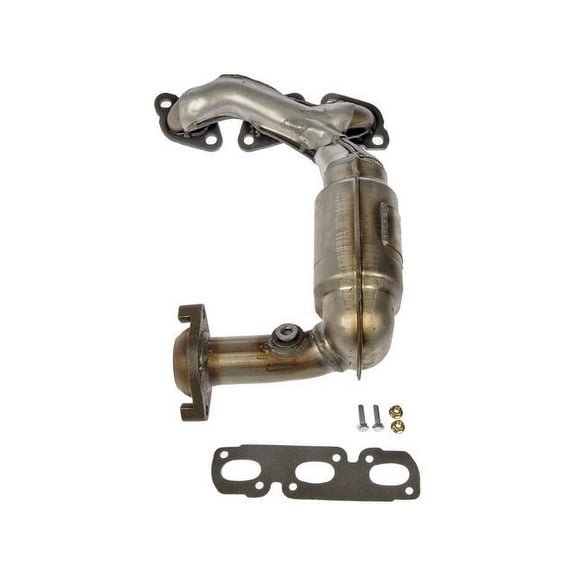 Front Exhaust Manifold with Integrated Catalytic Converter - Compatible with 2001 - 2006 Mazda Tribute 3.0L V6 2002 2003 2004 2005