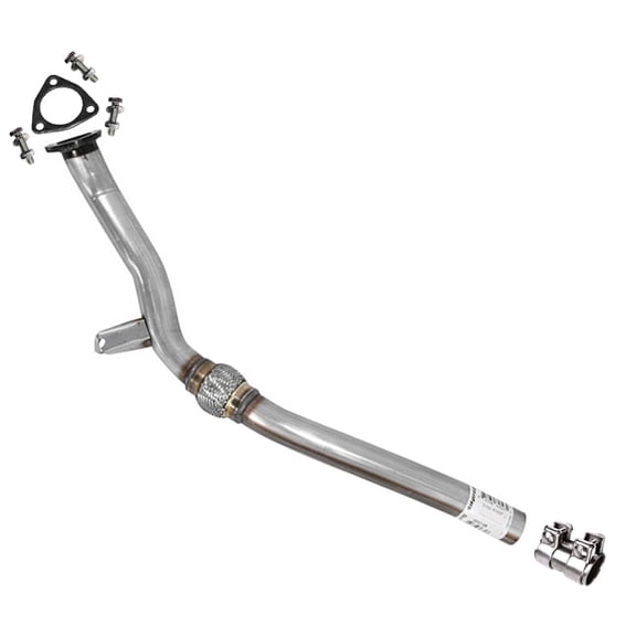 Northeastern Exhaust | Stainless Steel Exhaust Flex Pipe Fits 2002-2005 Audi A4 Quattro 1.8L Turbo Automatic Transmission Sedan - Direct Fit