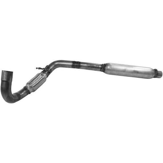 Front Exhaust Resonator and Line Assembly - Compatible with 2011 - 2014 ...
