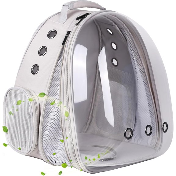 Front Expandable  Backpack, Fit up to 20 lbs, Space Capsule  Window Pet Carrier Backpack for Large   and Small Puppy