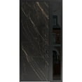 thumbnail image 1 of Front Exterior Prehung Steel Door / Dekton 0118 Natural Noir / Side Exterior Window Sidelite / Entry Metal Modern Painted W36+14x96 Left-hand, 1 of 5