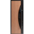 thumbnail image 1 of Front Exterior Prehung Steel Door / Ronex 1077 Teak / Entry Metal Modern Painted W36x96 Left-hand, 1 of 6