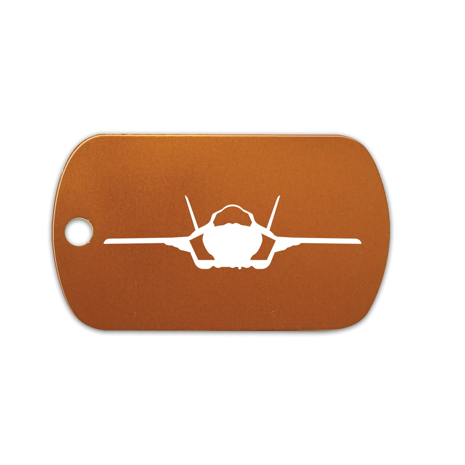 Front F-35B Lightning II GI Dog Tag Aluminum Keychain f35 f-35 f 35 b ...