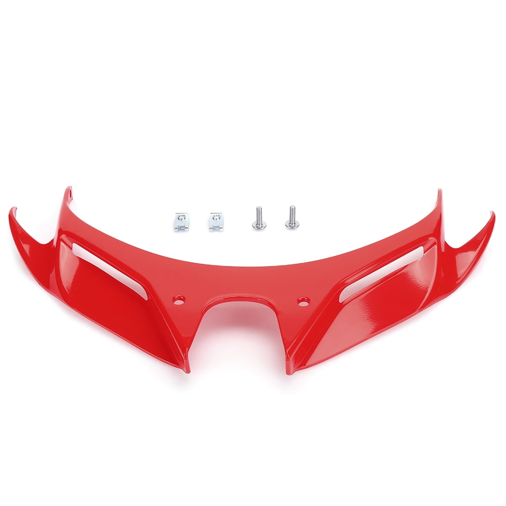 Front Fairing Upgrade Red Aero Windshield Wing Cover for Kawasaki Ninja 250/400 2018-2020