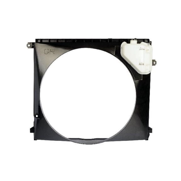 Front Fan Shroud with Expansion Coolant Tank - Compatible with 2005 - 2015 Toyota Tacoma 4.0L V6 2006 2007 2008 2009 2010 2011 2012 2013 2014