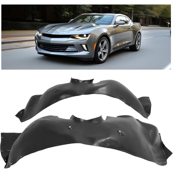 Front Fender Liner Inner Panel Compatible with 2014-2015 Chevy Chevrolet Camaro Replacement for 22829469 GM1248251 Wheel Liner Splash Shields Guard Dr