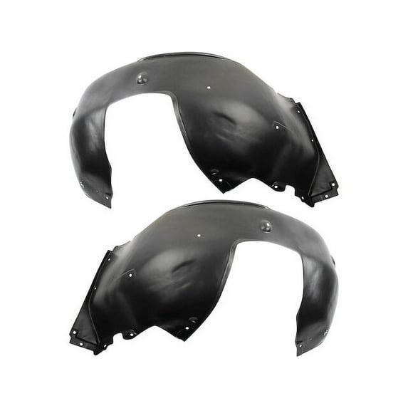 Front Fender Liner Set 2 Piece - Compatible with 1997 - 2003 BMW 540i 1998 1999 2000 2001 2002