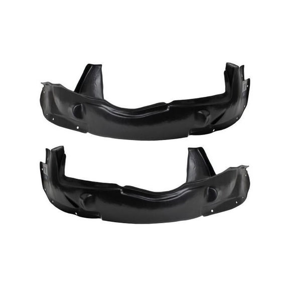 Front Fender Liner Set 2 Piece - Compatible with 2006 - 2013 Chevy Impala 2007 2008 2009 2010 2011 2012