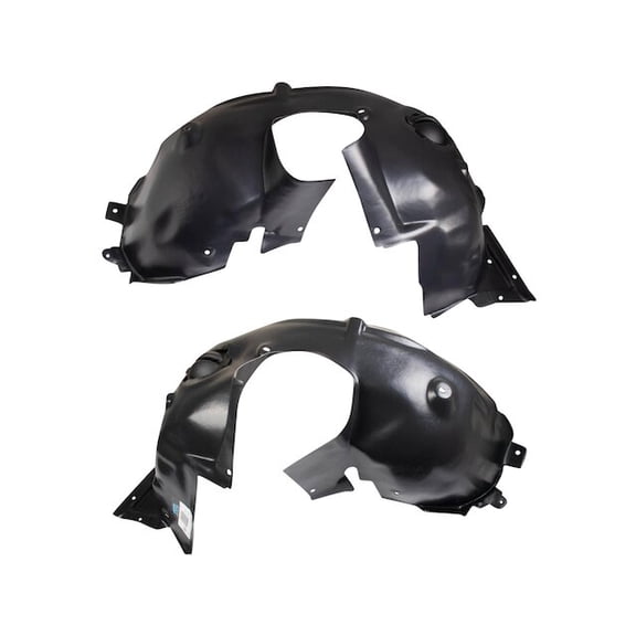 Front Fender Liner Set 2 Piece - Compatible with 2007 - 2015 Mini Cooper 2008 2009 2010 2011 2012 2013 2014