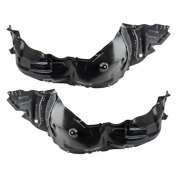 Front Fender Liner Set 2 Piece - Compatible with 2010 - 2015 IS350 2011 2012 2013 2014