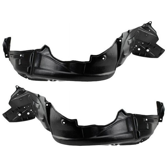 Front Fender Liner Set 2 Piece - Compatible with 2011 - 2013 Scion tC 2012