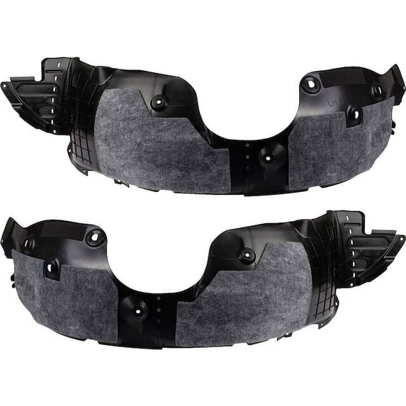 Front Fender Liner Set 2 Piece - Compatible with 2017 - 2018 Hyundai Santa Fe