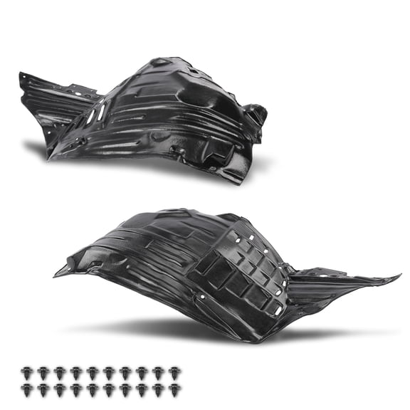 Front Fender Liner Splash Shield LH+RH Front Section Fit For 03-05 Nissan 350Z
