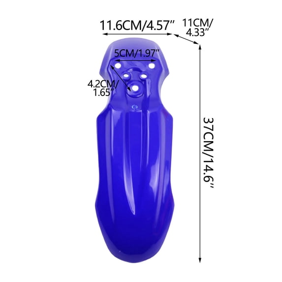 Front Mudguard for CRF50 50cc Pit Bike Dirt Bike Front Replacement Plastic Motorcycle Off Road Bike Parts Direct Fit No Drilling Required