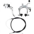 thumbnail image 1 of Front Fixie Road Bike Cruiser Brake Set Bike Brake Kit Bike Caliper Brake Kit Side Pull Brake Set For Most Fixie Bike Silver, 1 of 8