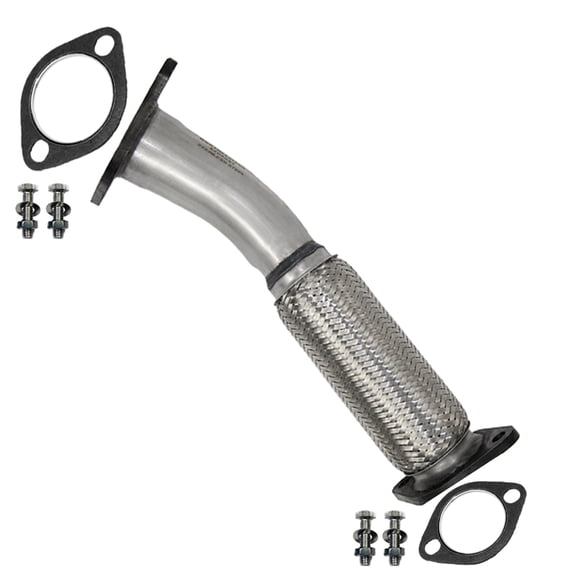 Stainless Steel Front Flex Pipe Compatible with 2007–2009 Ford Fusion 2.3L, 2007–2009 Mercury Milan 2.3L