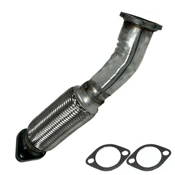Stainless Steel Front Flex Pipe Compatible with 20072009 Ford Fusion 2.3L, 20072009 Mercury Milan 2.3L
