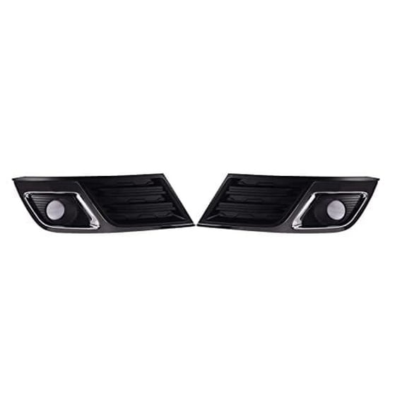 JX RACING · PERFORMANCE · ACCESSORIES Front Fog Light Bezel Cover Compatible with Chevy Traverse 2013 2014 2015 2016 2017 Pair Left&Right 2PCS
