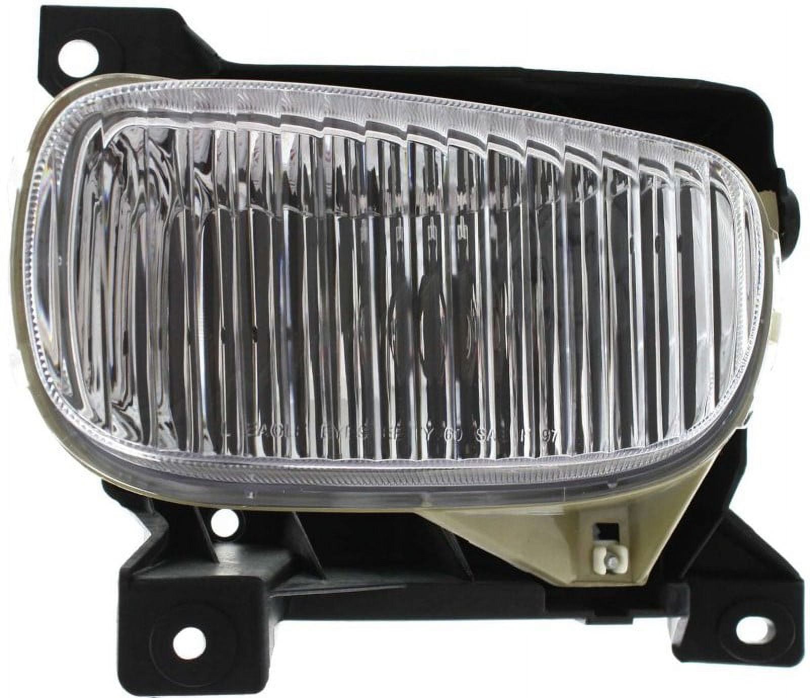 Front Fog Light Compatible with TOYOTA TUNDRA 2000-2002 Left Driver Side Assembly with Steel Bumper