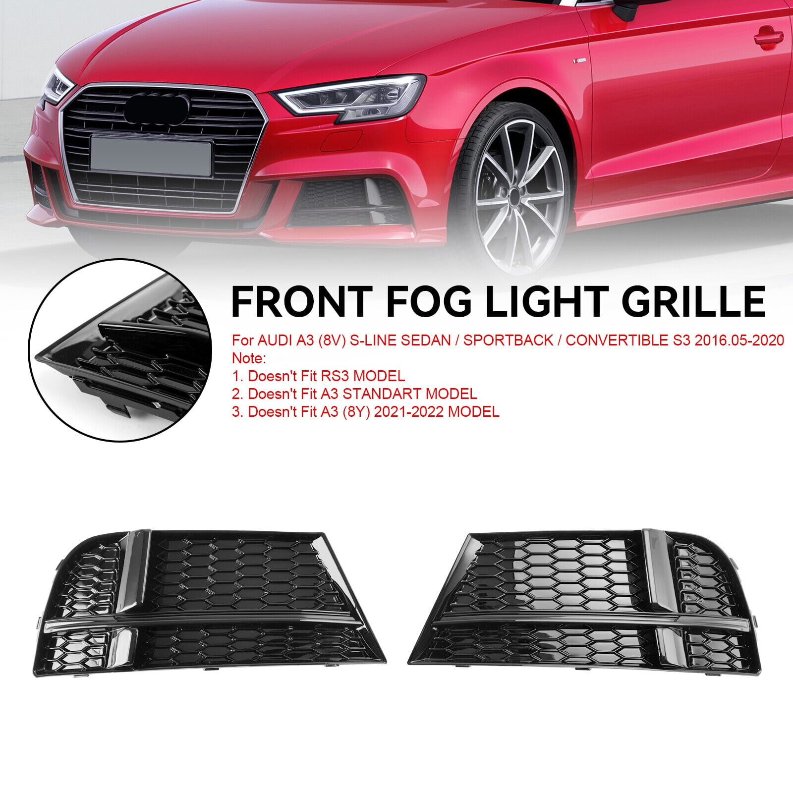 Headlamp and Fog Lamp Kit | AUDI A3 CABRIOLET S-LINE 2017 Headlamp and Fog Lamp Kit | AUDI A3 CABRIOLET S-LINE 2017
