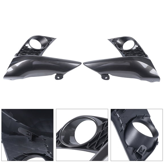 Front Fog Light Cover Bezels Grille Set L+R For Lexus CT200h F-Sport 2014-2017 1 Pair Bumper Fog Lamp Cover Trim Bezels For Lexus CT200h F-Sport 2014-2016 2017 Front Fog Light Cover Bezels Left+Right