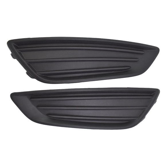 Front Fog Light Lamps Frame Grille Cover Bezel Trim Left Driver and Right Passenger Side for Ford Focus S/SE Models 2015-2018