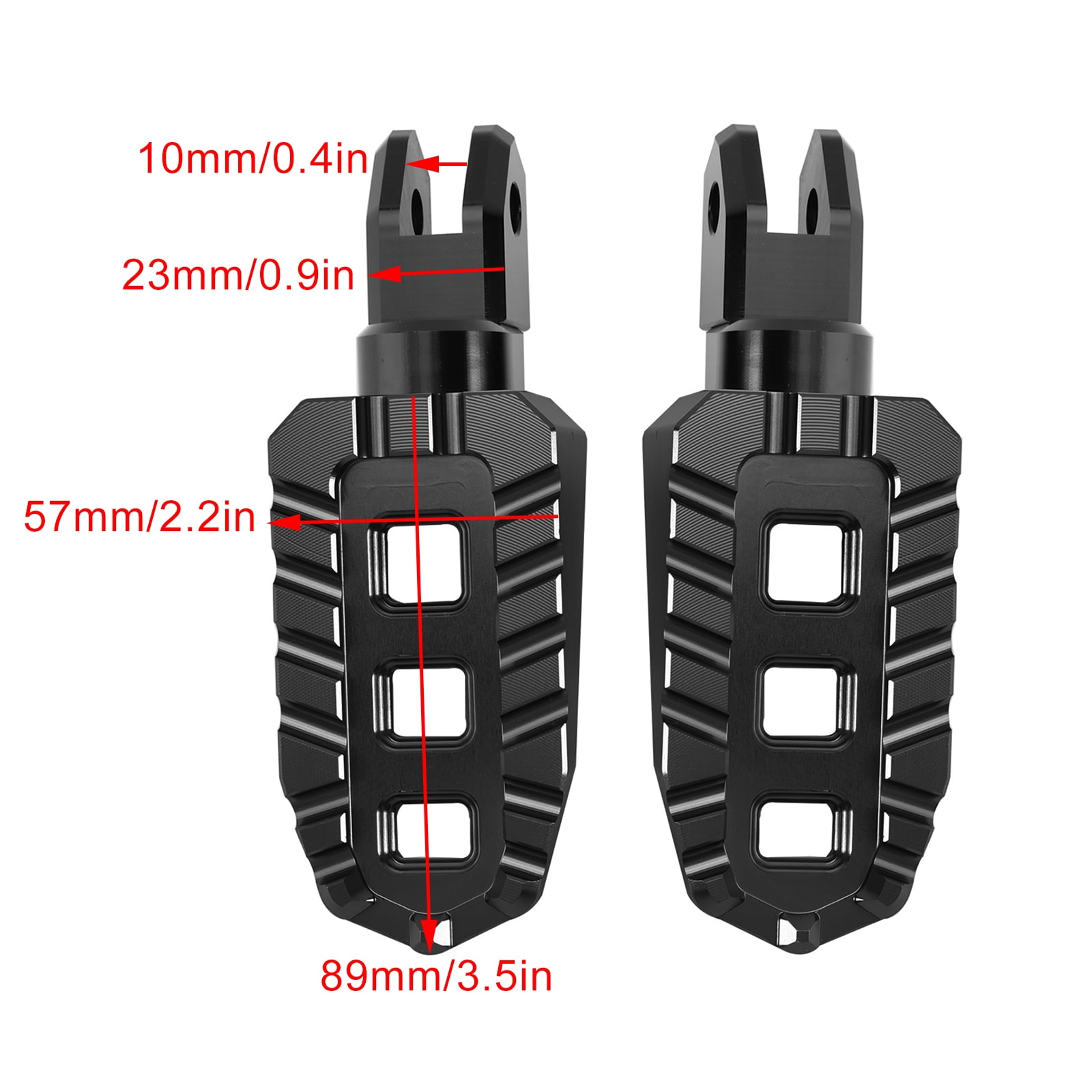 Front Foot Pegs Footrests For Kawasaki Vulcan 1500 1600 Mean Streak 800