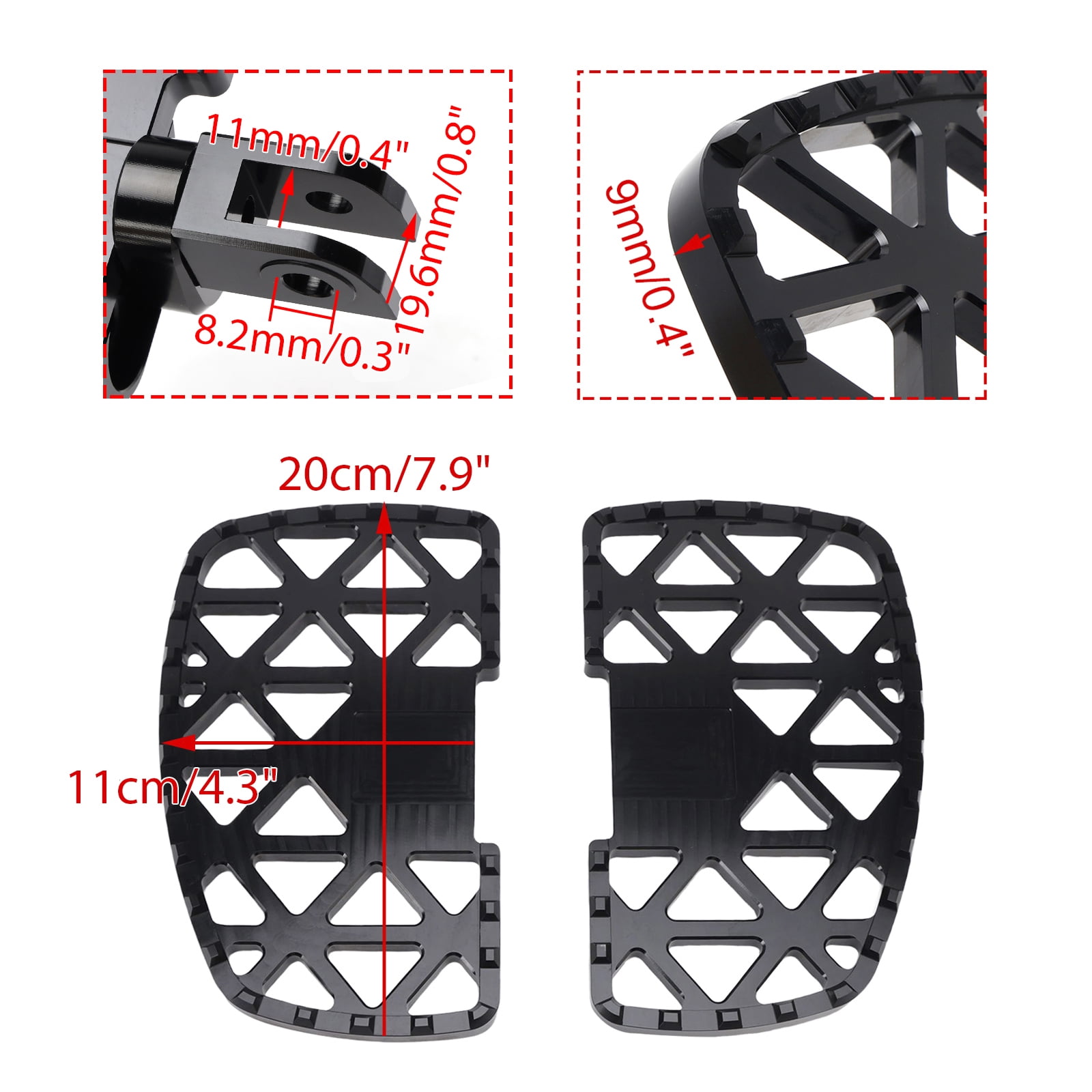 voetsteunen Fit Voor Honda Rebel 1100 Dct CMX1100 2021-2025