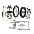 thumbnail image 1 of Front Forks End + Rear Swing Arm Kit + 19" /16" Wheel 90/100-16 & 70/100-19 Tire and Rim Disc Brake Assembly for Dirt Pit Bike Motocross Upgrade Taotao SSR Apollo, 1 of 9