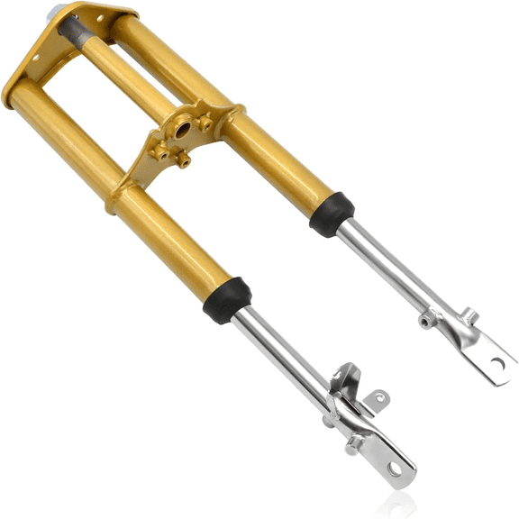 Front Forks Shock Suspension Assembly for Honda 50 XR50 CRF50 XR CRF 50 Stock Suspension (Gold)