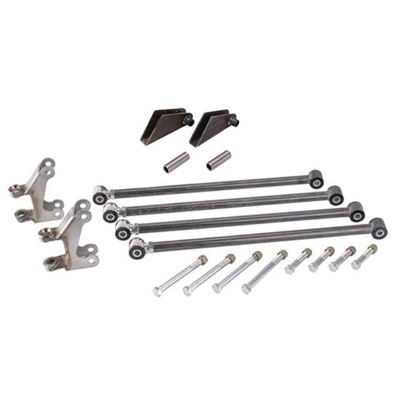 Front Four-Bar Kit, Fits Ford 1932-34, Plain Steel