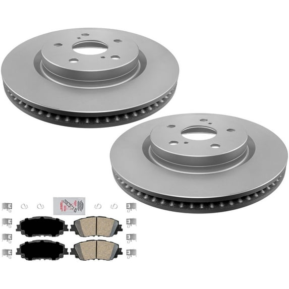 Front GEO Coated Disc Brake Rotors Ceramic Brake Pads For Lexus ES250 2021-2023