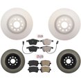 thumbnail image 1 of Front GEO Coated Disc Brake Rotors Disc Brake Pads for 09-12 Volkswagen CC V6, 1 of 16