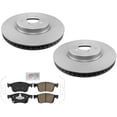 thumbnail image 1 of Front GEO-Coated Rotors & Pads For Accord 2.0L Hybrid 2018-2022 - D3EA Certified, Vented Rotor, Long-lasting Brake Components, 1 of 5