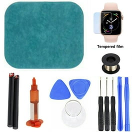 Ybeauty Front Glass Lens Replacement Screen Repair Kit for Apple Watch 2 3 4 5 6 Series Women s Silver