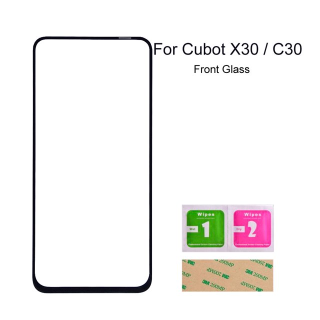 Front Glass Panel For Cubot X30 C30 (No Touch Screen) Outer Glass Panel